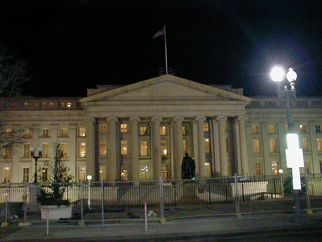 US Treasury building